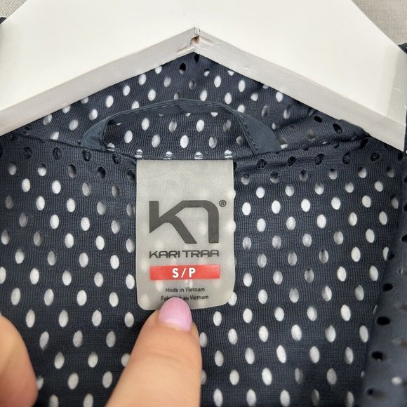 Kari Traa Womens Jacket Small Blue Ane Astro Speckled Wind Resistant Performance - Picture 12 of 13